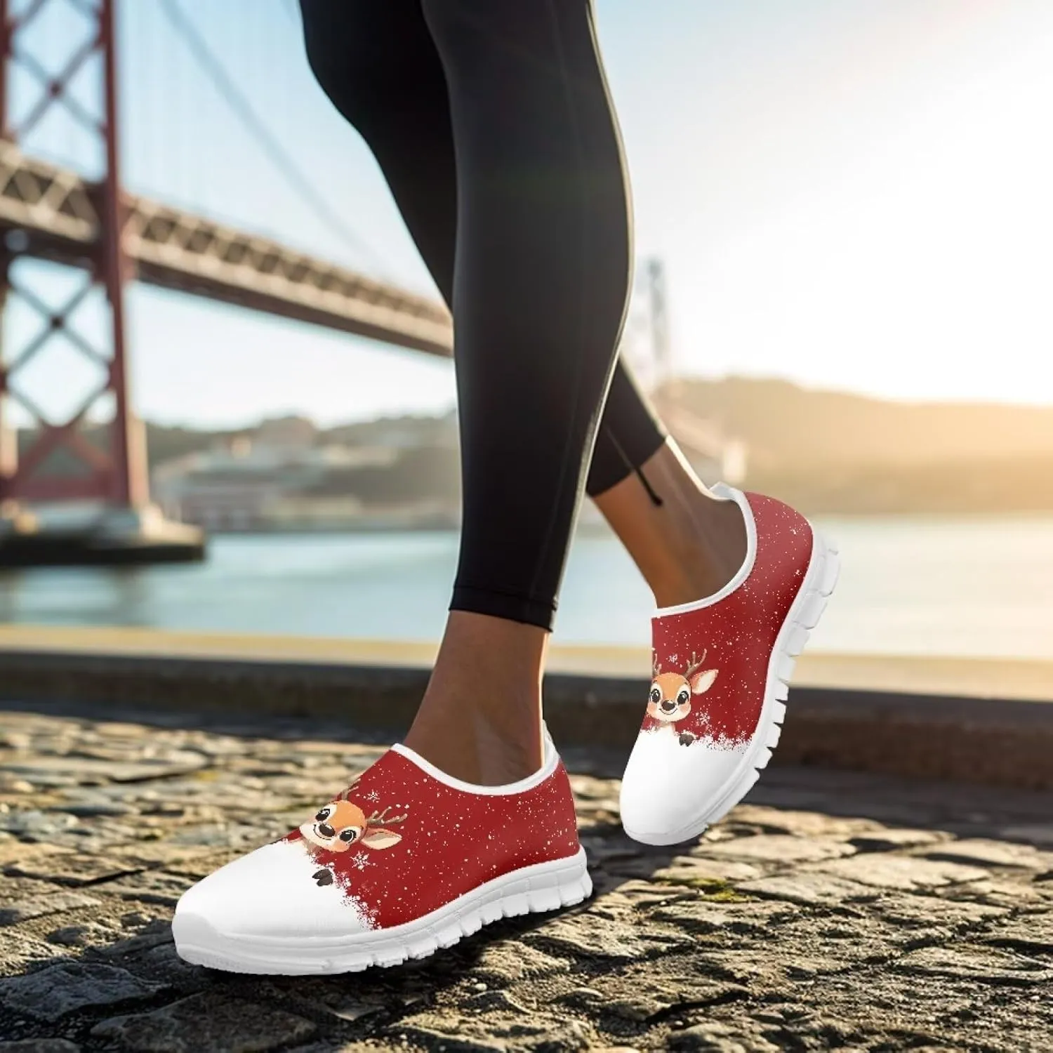 Women's Slip On Sneakers Comfort Casual Travel Walking Shoes Lightweight Non Slip Sports Running Shoes US 5.5-11.5