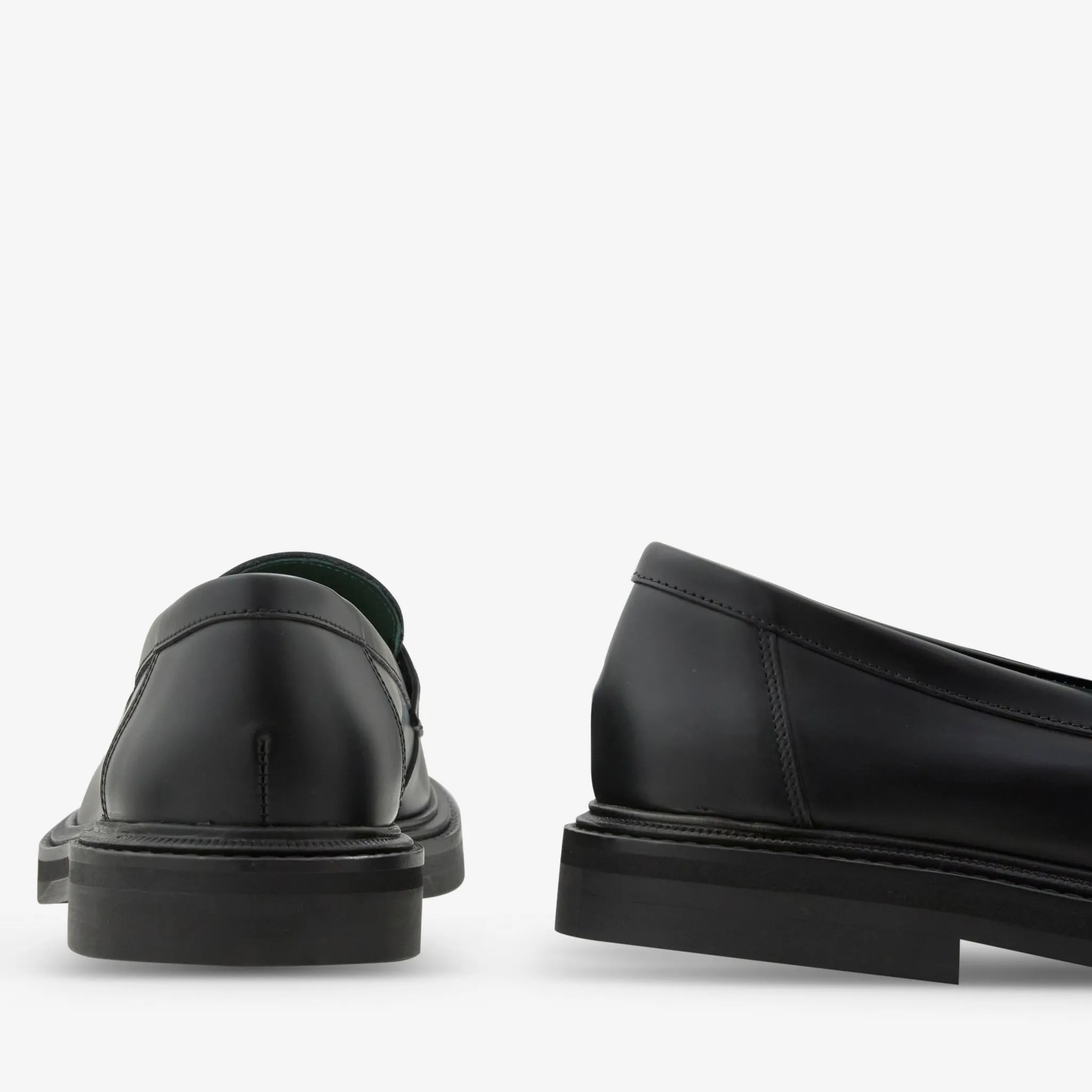 Women's Vinnee Penny Loafer Black Polido Leather