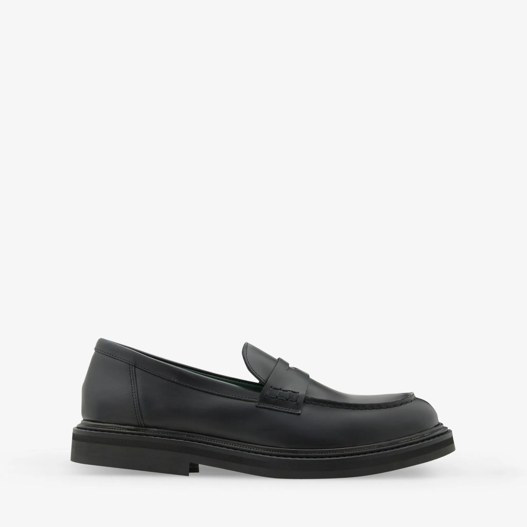 Women's Vinnee Penny Loafer Black Polido Leather