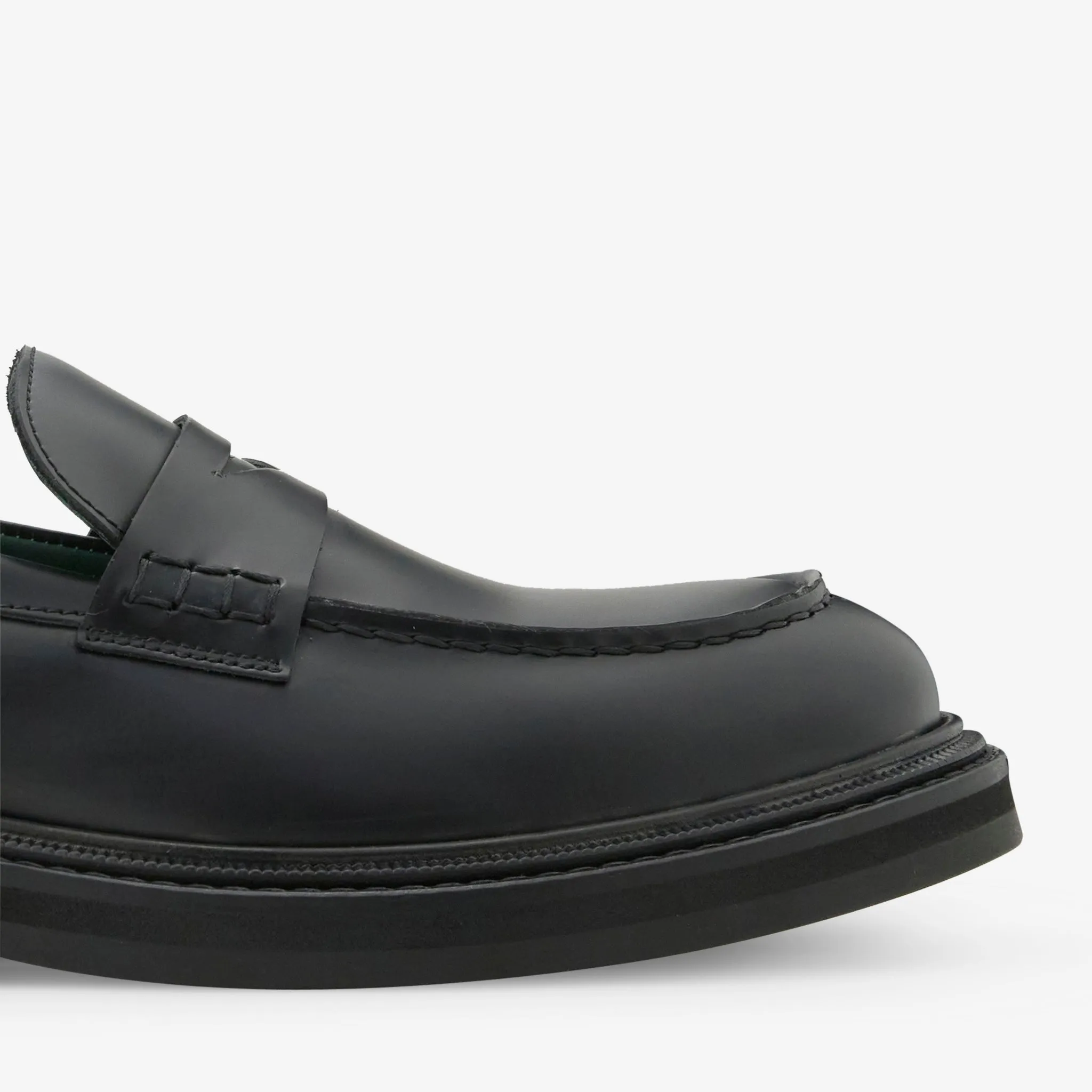 Women's Vinnee Penny Loafer Black Polido Leather