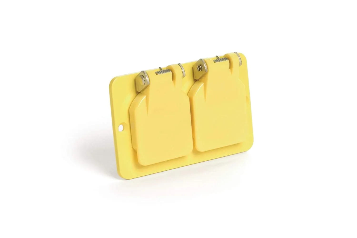 Woodhead 3056 Super-Safeway Outlet Box Coverplate, Duplex Flip Lid
