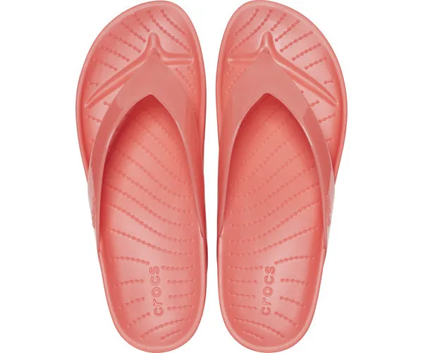 W's Crocs Splash Shine Flip  - Neon Watermelon