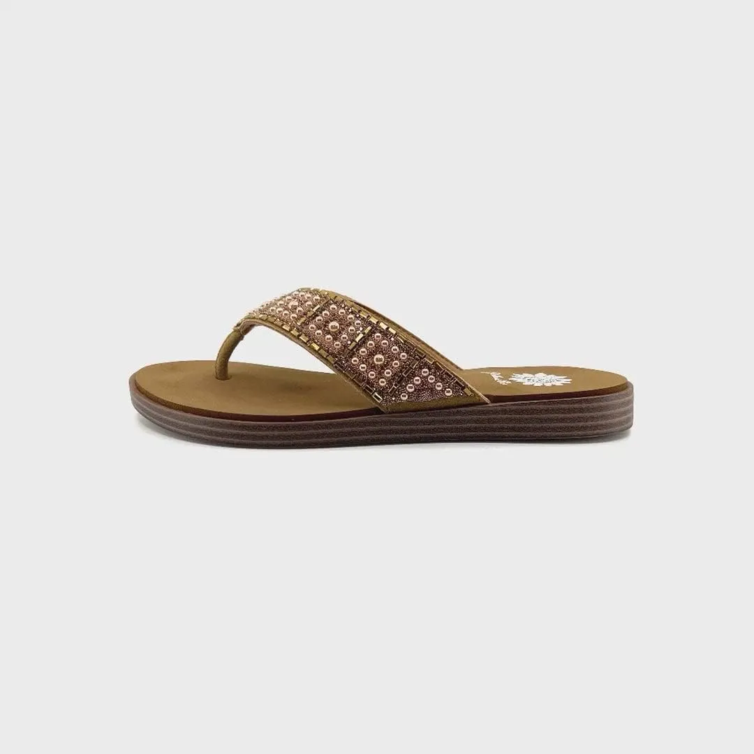 Yellow Box Women's Delana Flip Flop Sandal