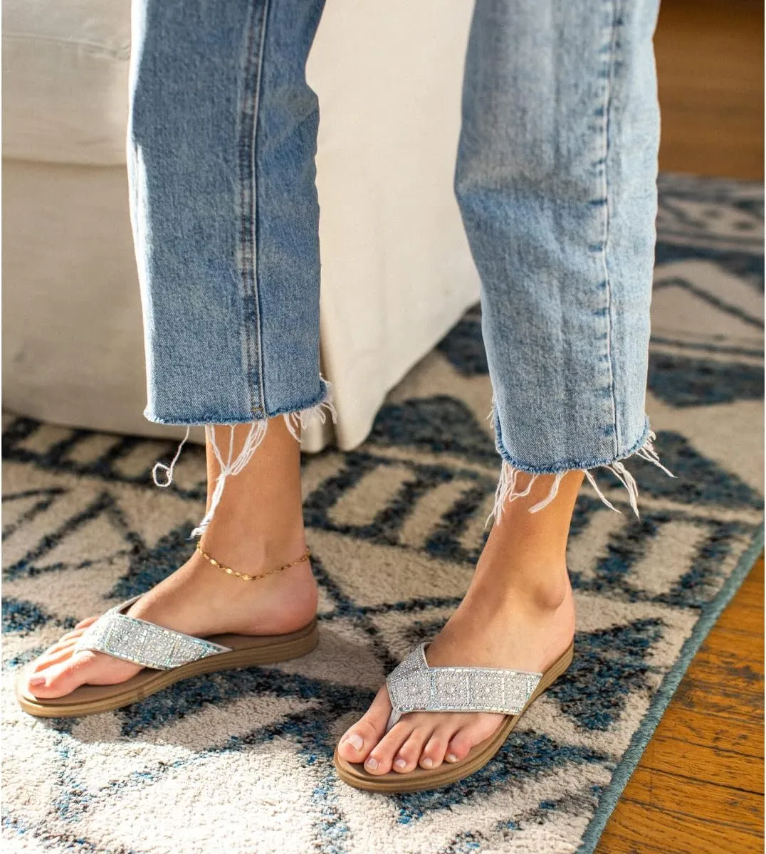 Yellow Box Women's Delana Flip Flop Sandal