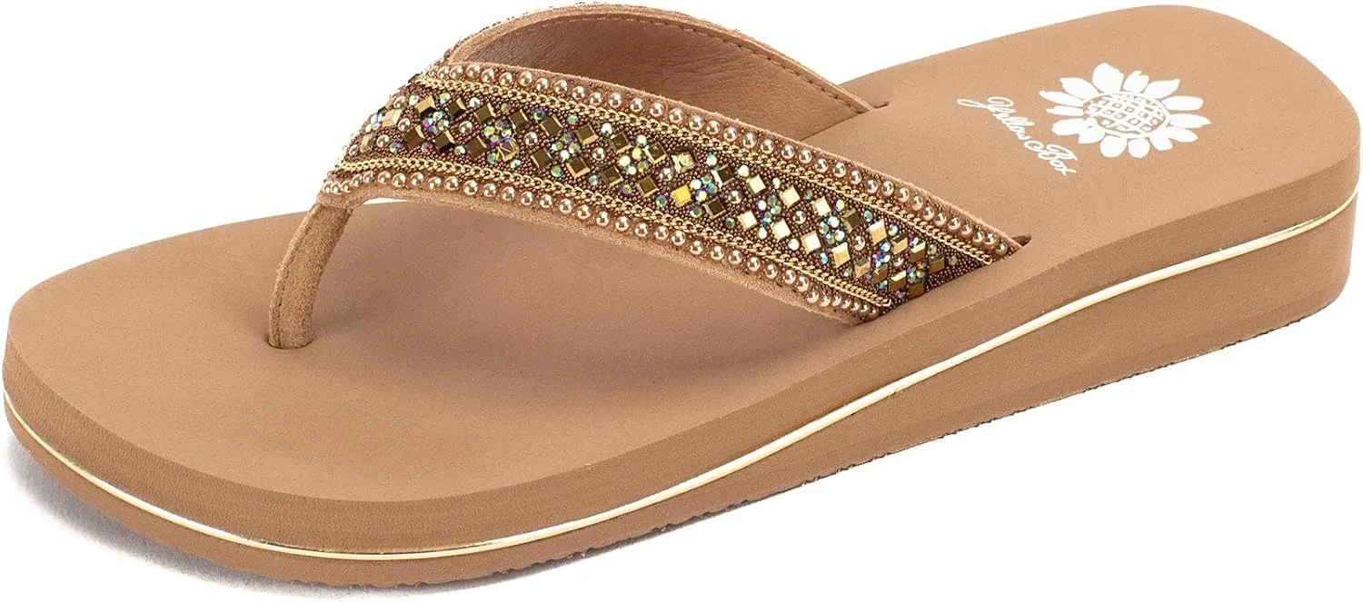 Yellow Box Women's Hemma Flip Flop Sandal
