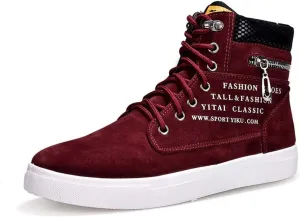 ZDLJYL Mens Fashion Walking Lace Up High Top Shoes Stylish Running Athletic Casual Sneaker Hip Hop Shoes for Men